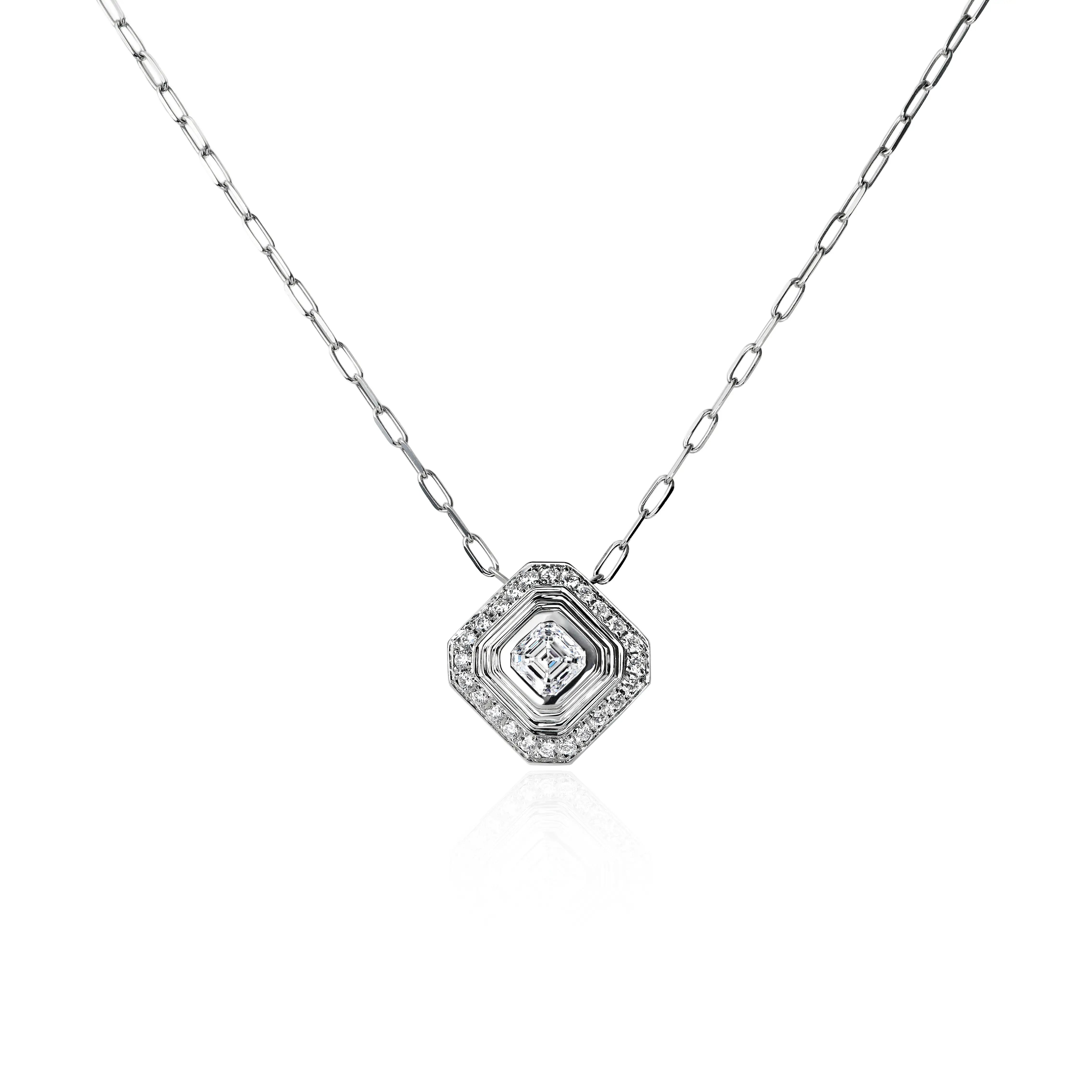 Deco Centennial Lumaire Diamond Necklace
