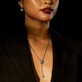 Deco Centennial Luminaire Diamond Lariat Necklace