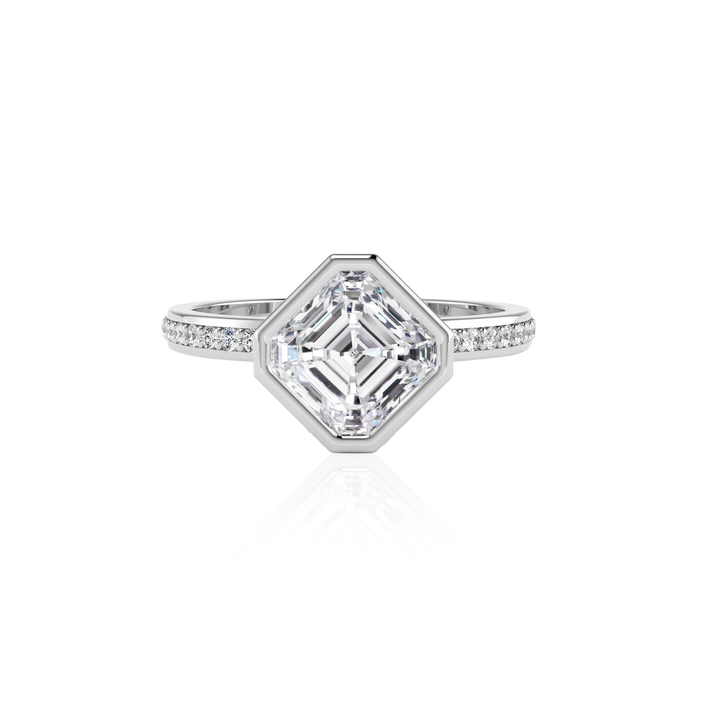 Deco Centennial Twenties Tassel Diamond Ring