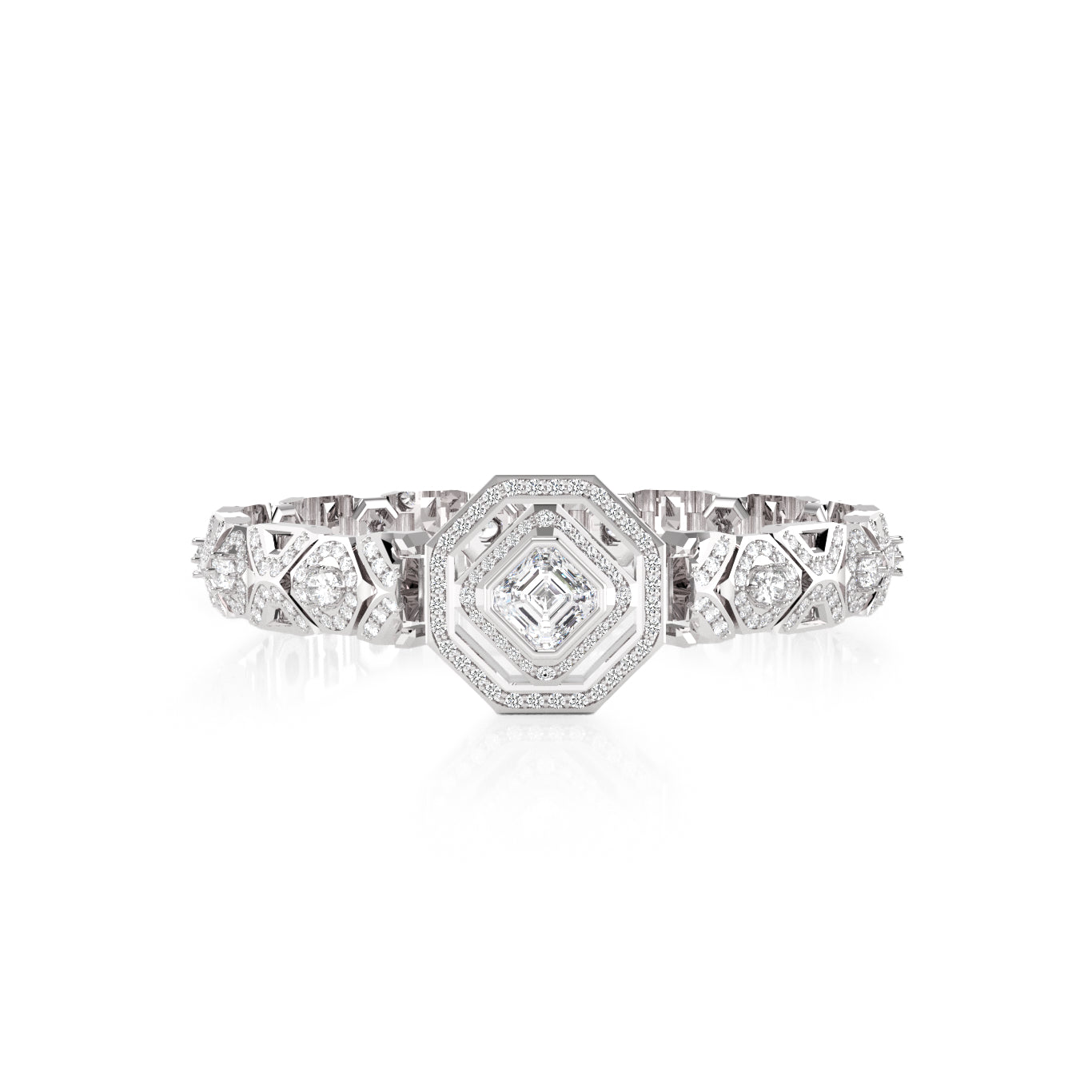 Deco Centennial Regalia Diamond Convertible Bracelet