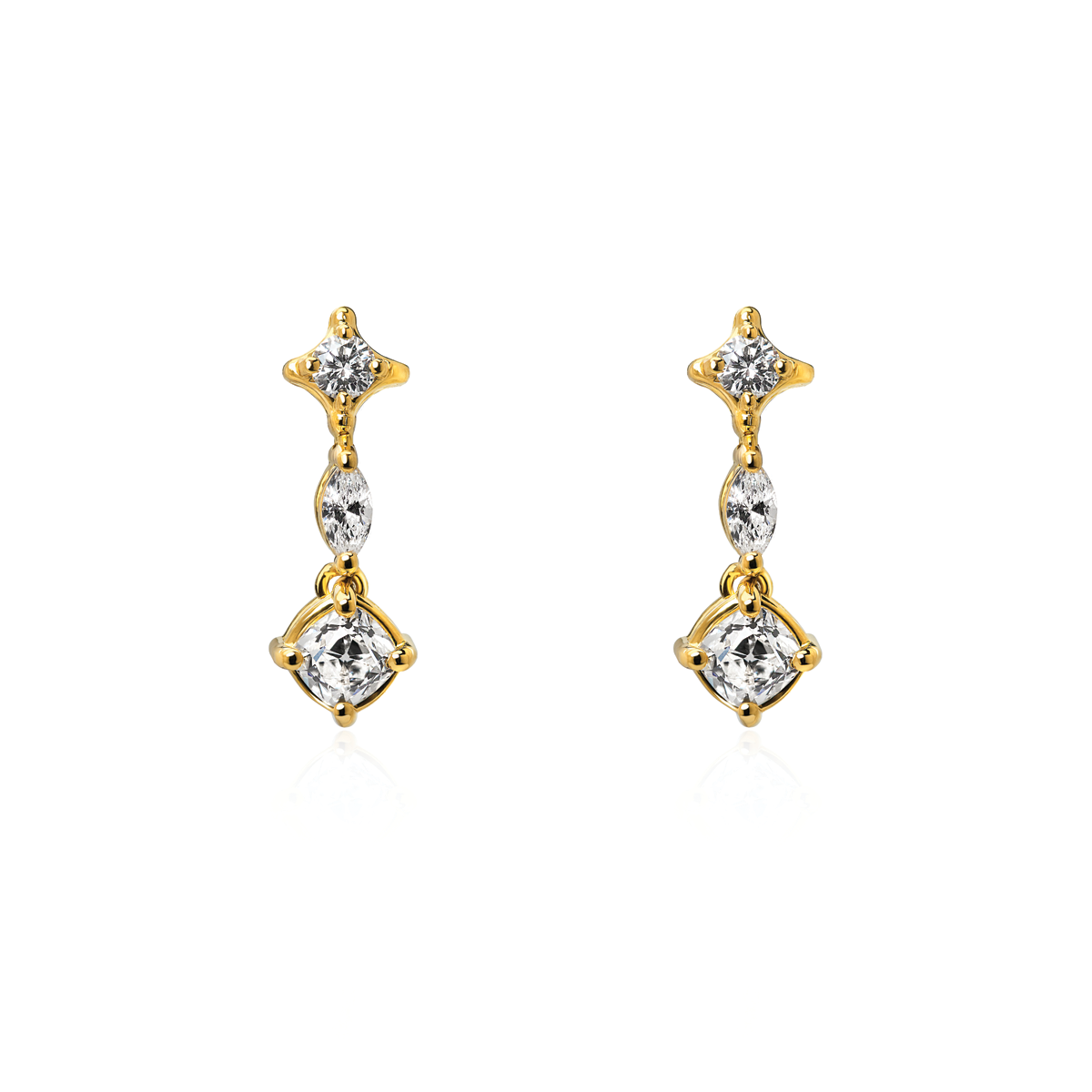 High Street Diamond Lattice Earring