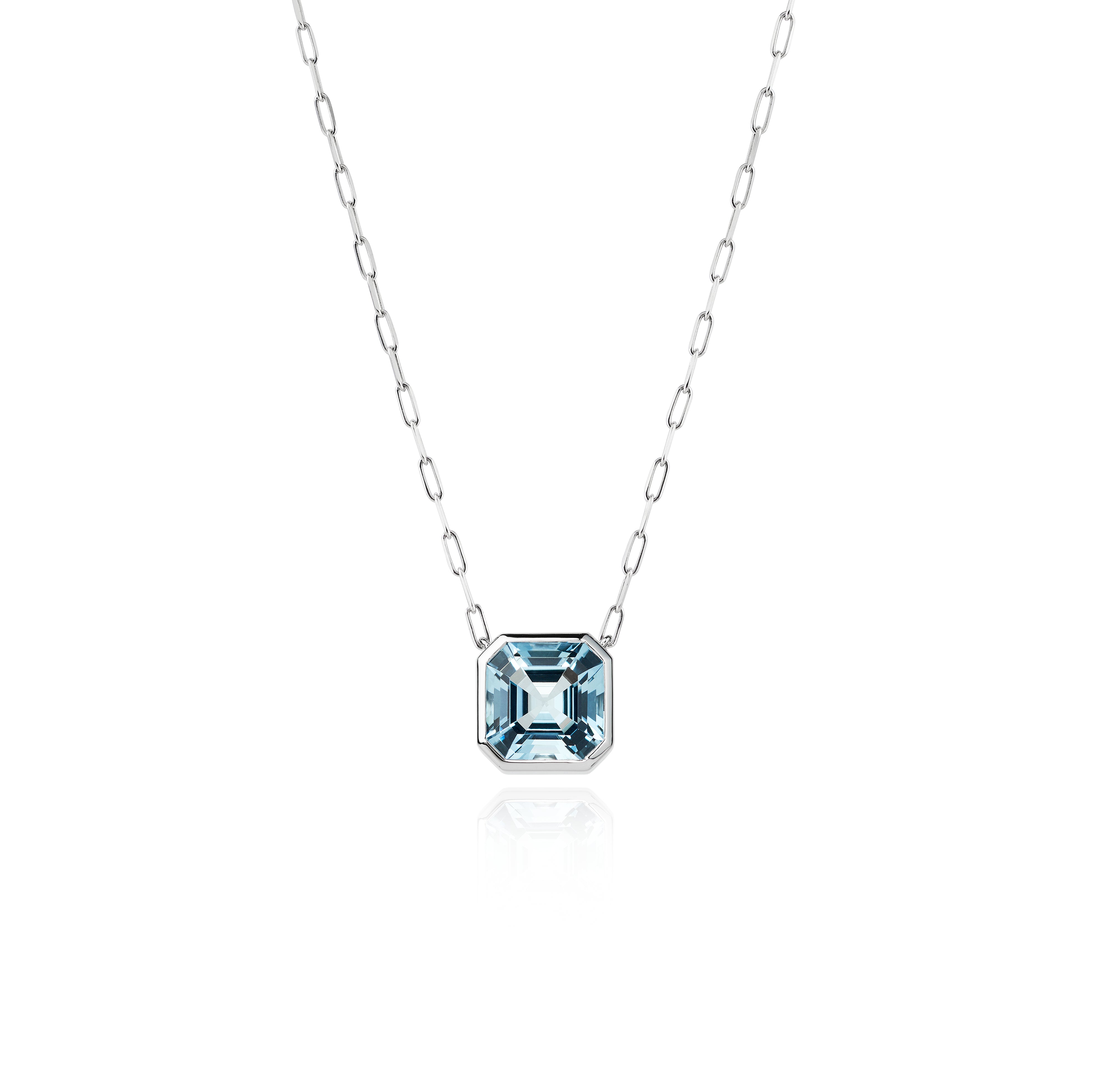 Grand Deco Pop Aquamarine Necklace
