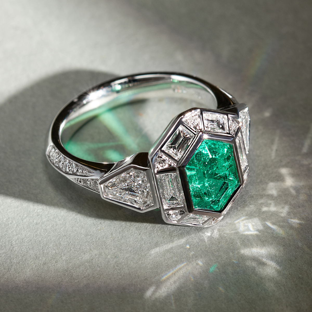 Jazz Age New York New York Emerald Ring