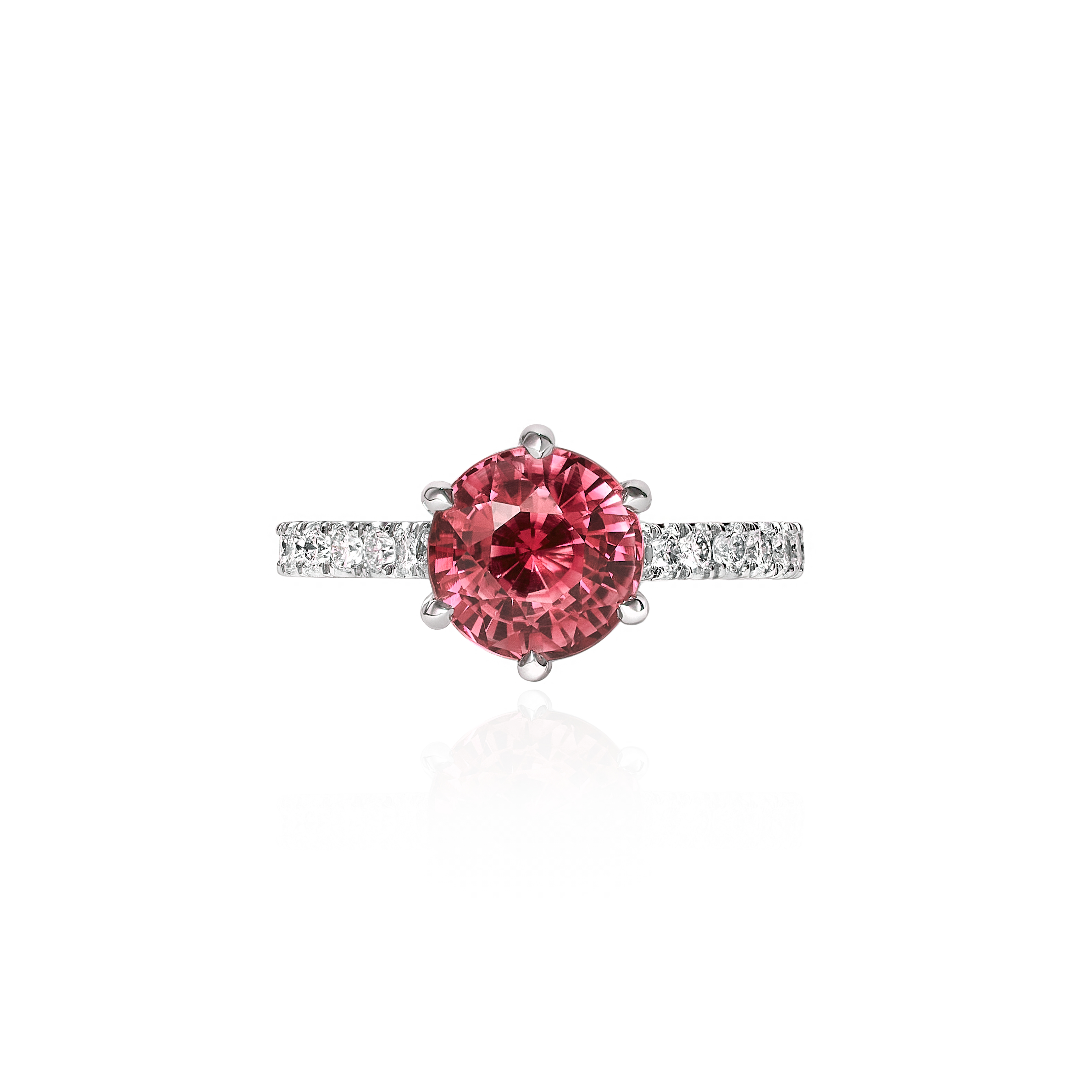Enamoured Padparadscha Sapphire Signature Ring