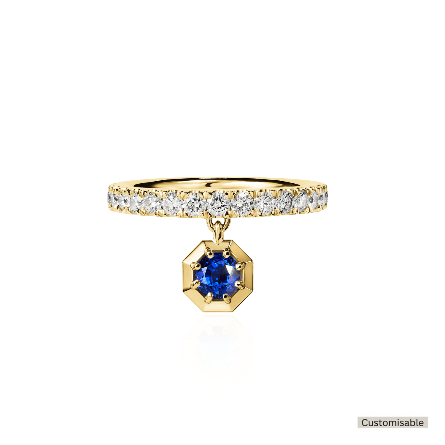 Pocketful of Gems Sapphire Drop Ring