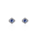 Jazz Age Crescendo Convertible Sapphire and Diamond High Jewel (Necklace/Earrings)