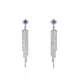 Jazz Age Crescendo Convertible Sapphire and Diamond High Jewel (Necklace/Earrings)