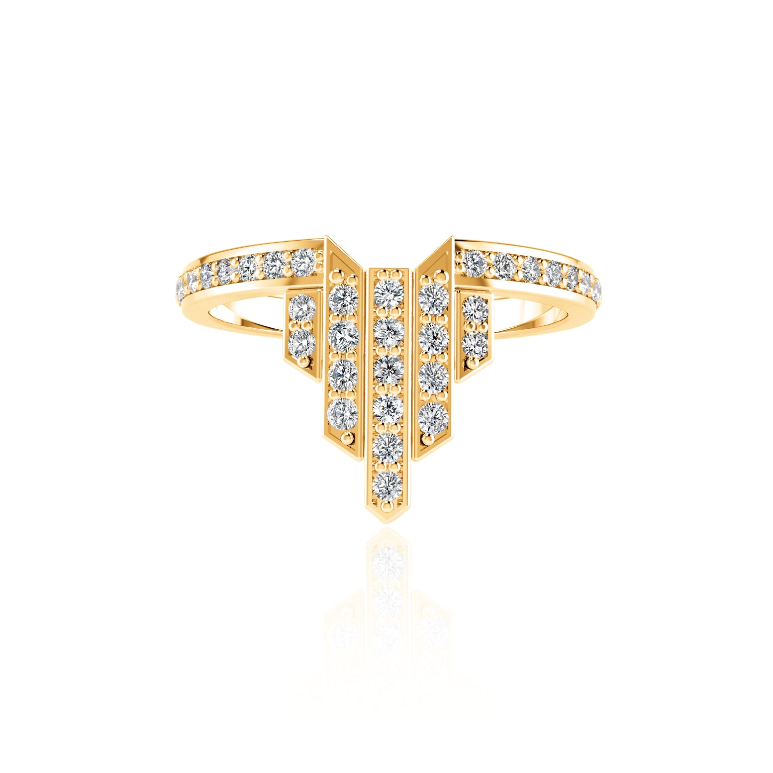 Twenties Tassel Diamond Convertible Ring Jacket Piece