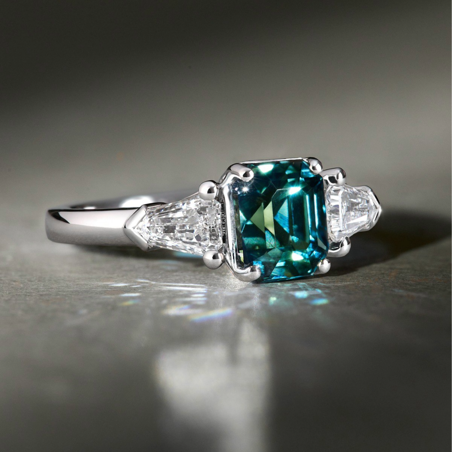 Jazz Age Ardour Sapphire Ring