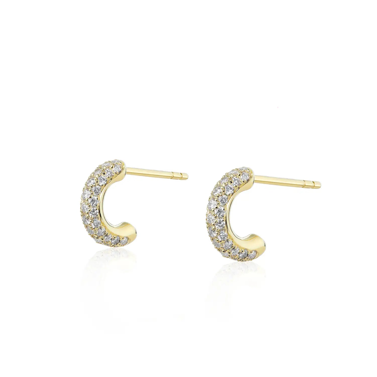 The Plush™ Delight Diamond Hoop Earrings