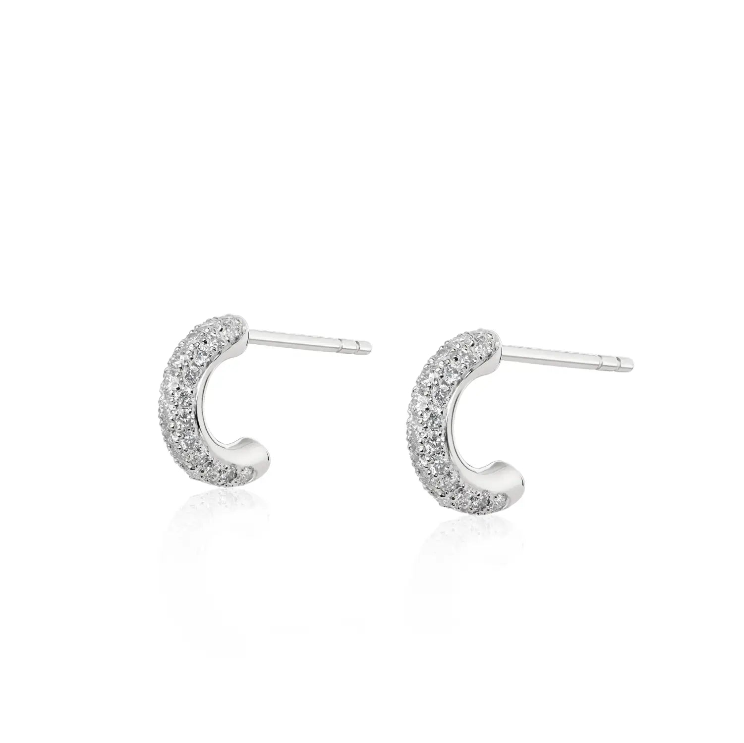 The Plush™ Delight Diamond Hoop Earrings