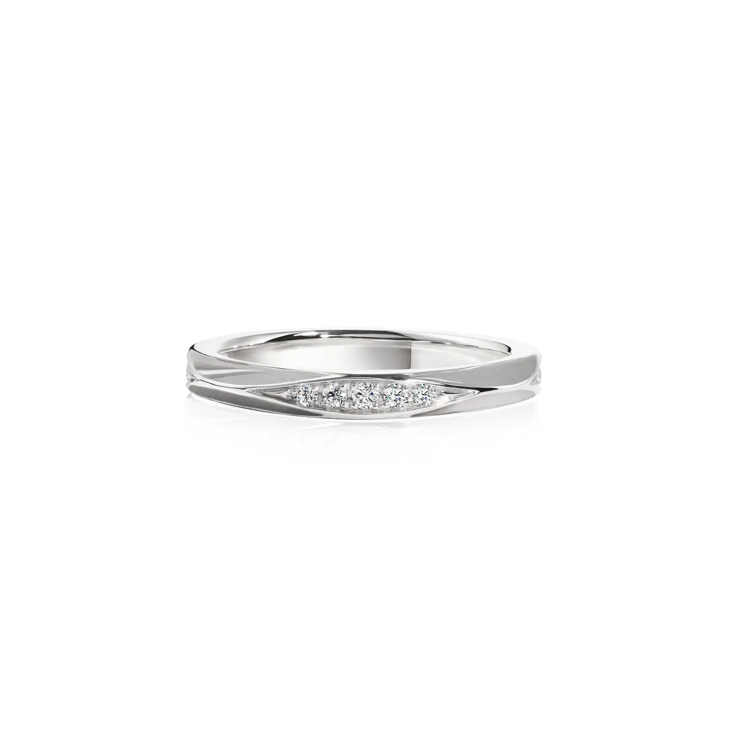 Horizon Wave Delight Diamond Band