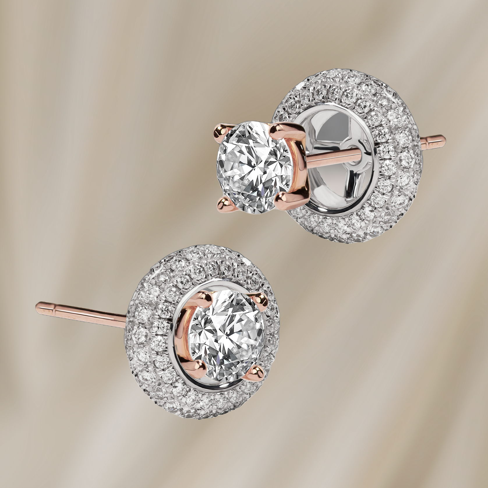 The Plush™ Diamond Convertible Studs