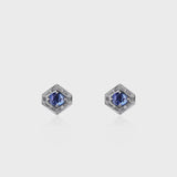 Jazz Age Crescendo Convertible Sapphire and Diamond High Jewel (Necklace/Earrings)