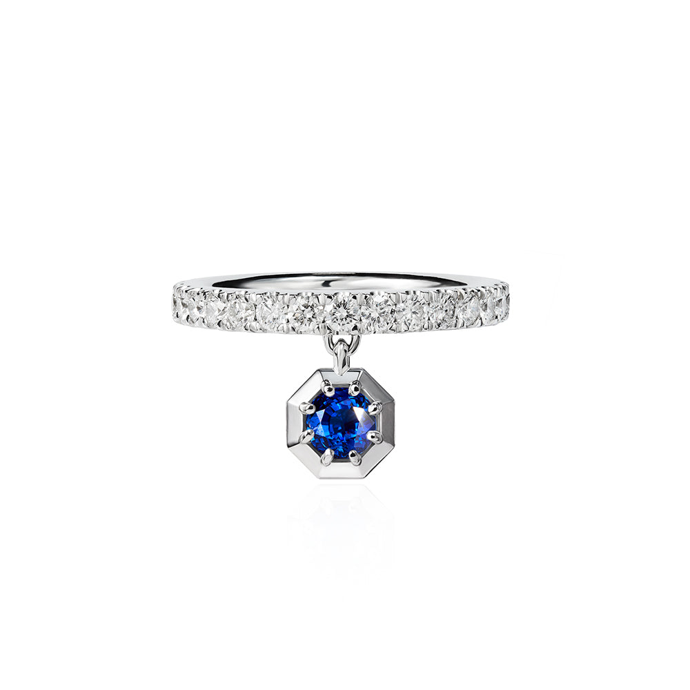 Pocketful of Gems Sapphire Drop Ring