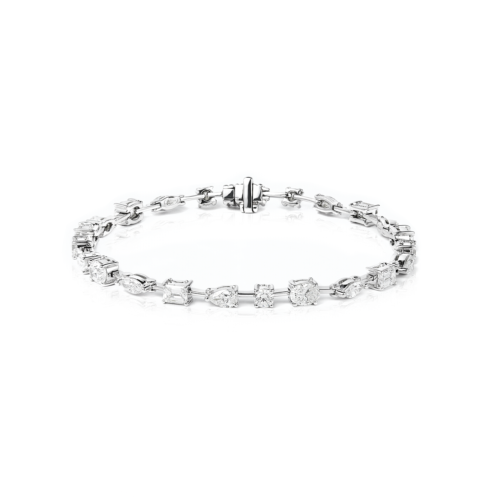 Kaleidoscope Diamond Tennis Bracelet