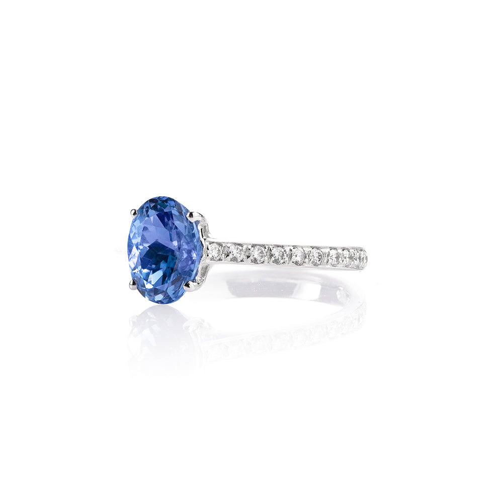 Elysian Spring Sapphire Ring