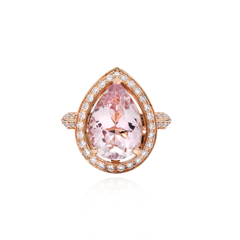 Galle Lights Morganite Ring