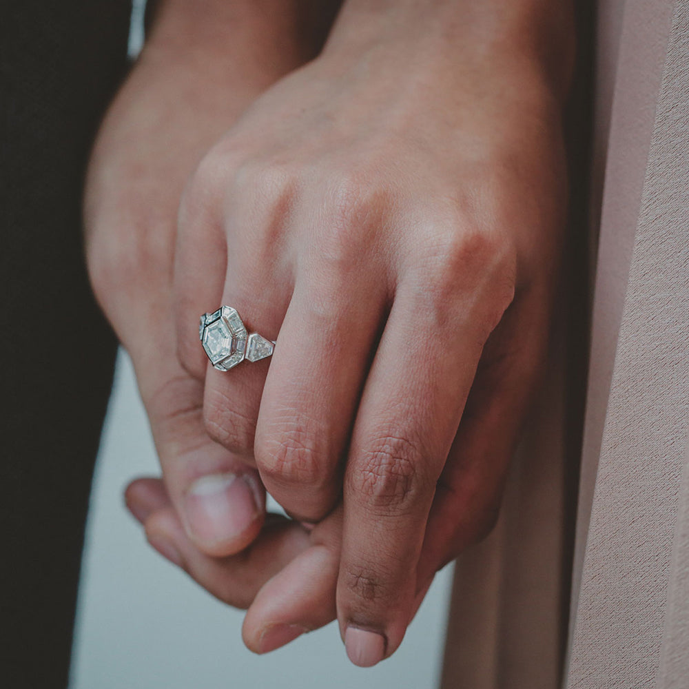 Jazz Age New York New York Diamond Ring