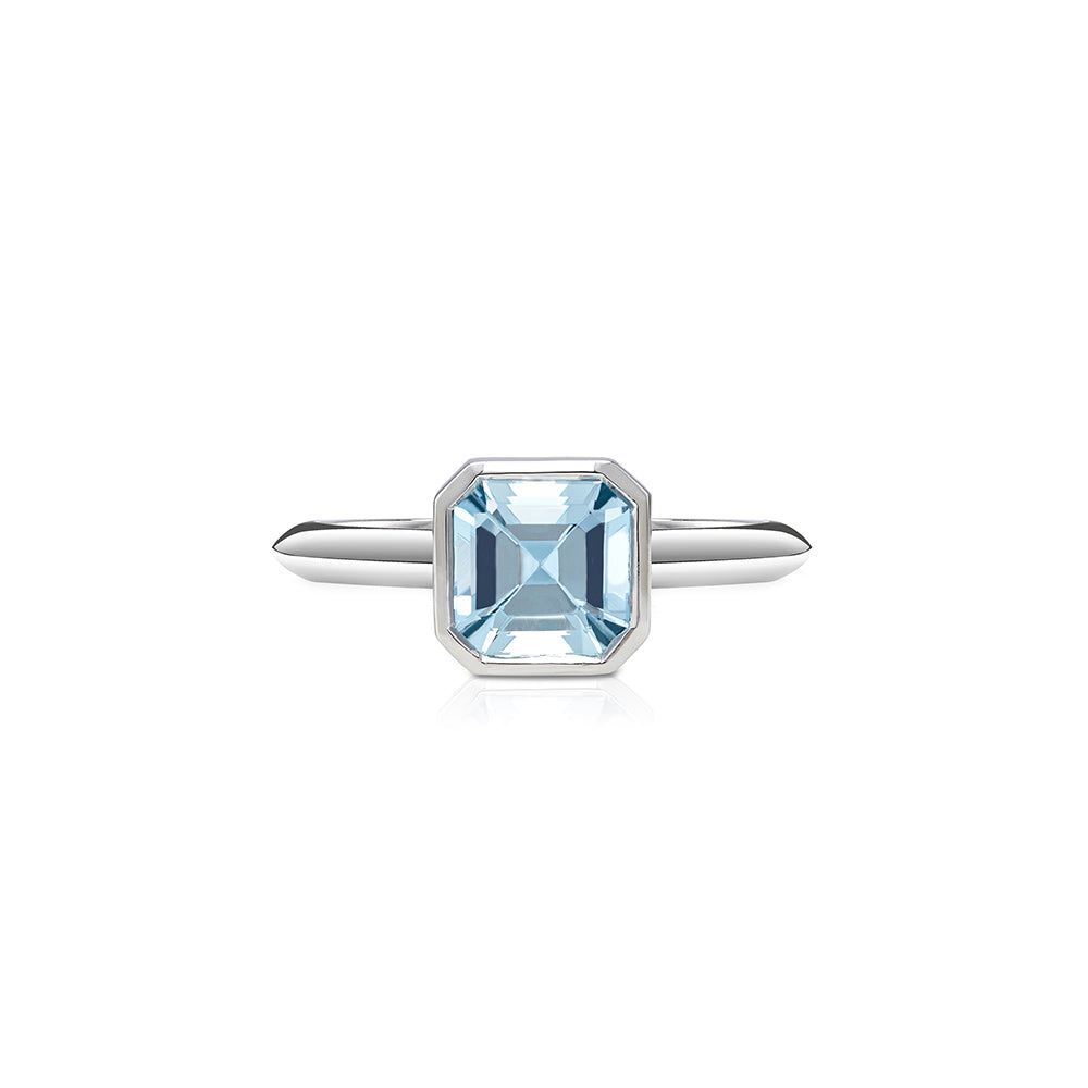 Deco Pop Aquamarine Ring