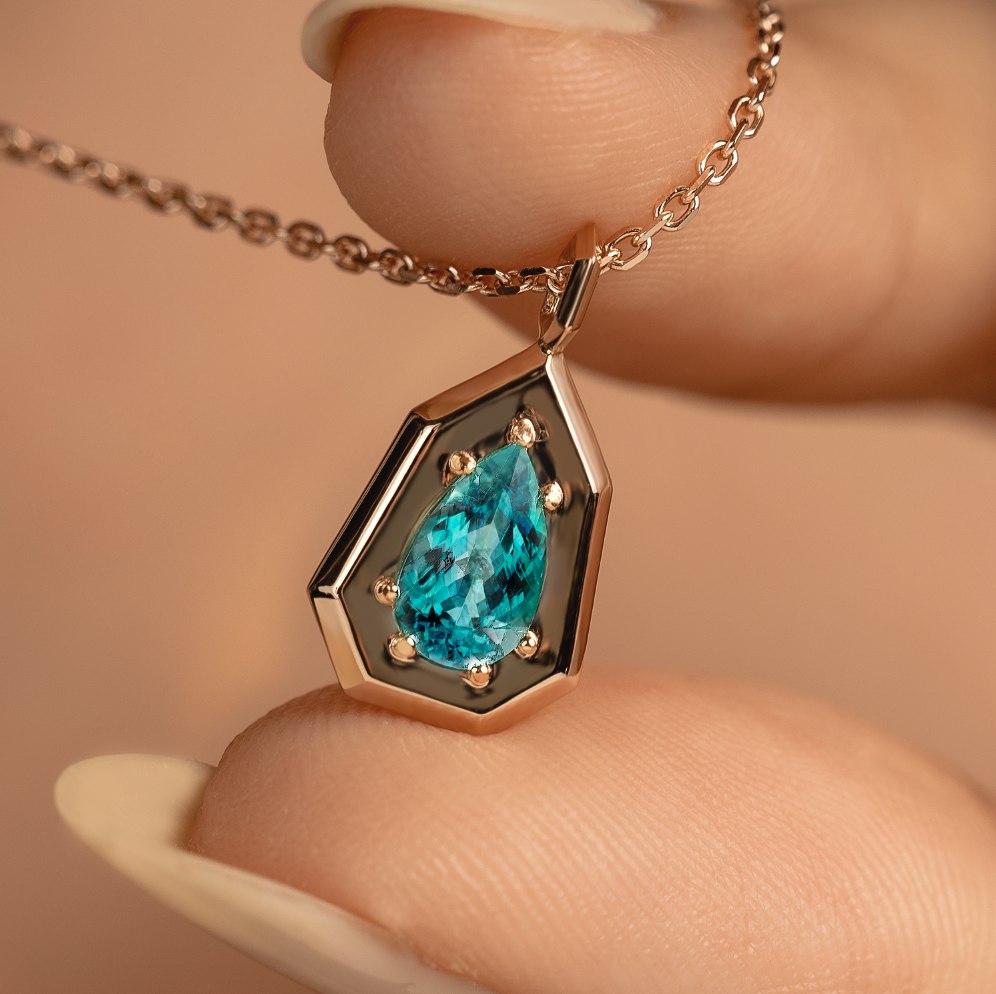 Pocketful of Gems Paraiba Tourmaline Necklace