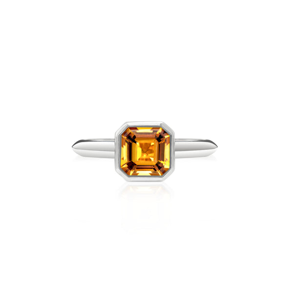 Deco Pop Citrine Ring