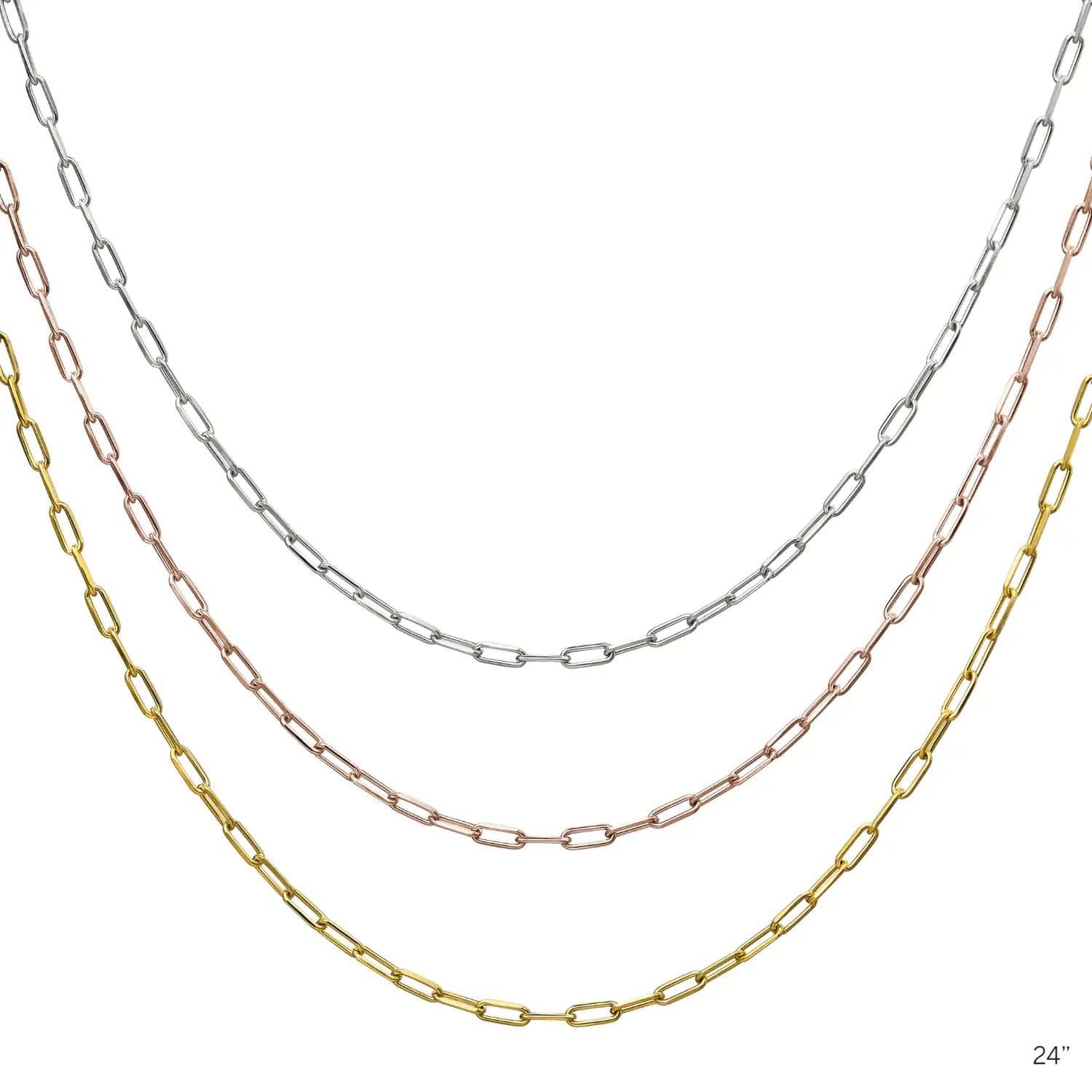 Paperclip Necklace Chain