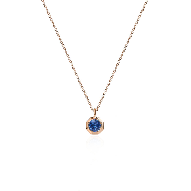 Pocketful of Gems Traceable Blue Sapphire Necklace