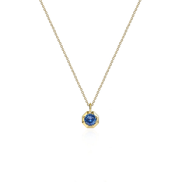 Pocketful of Gems Blue Sapphire Necklace