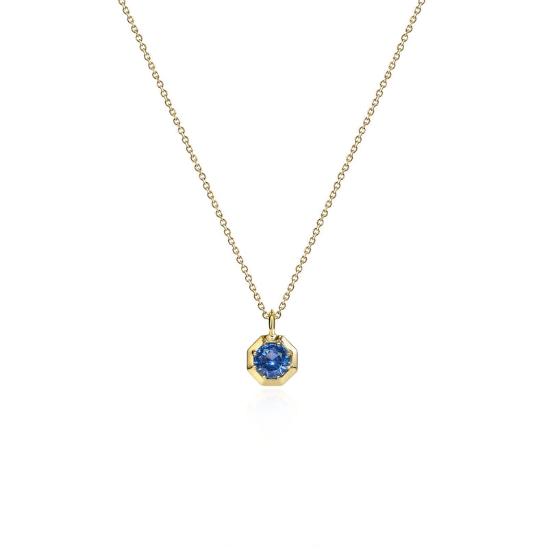 Pocketful of Gems Traceable Blue Sapphire Necklace