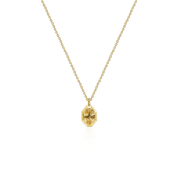 Pocketful of Gems Traceable Yellow Sapphire Necklace