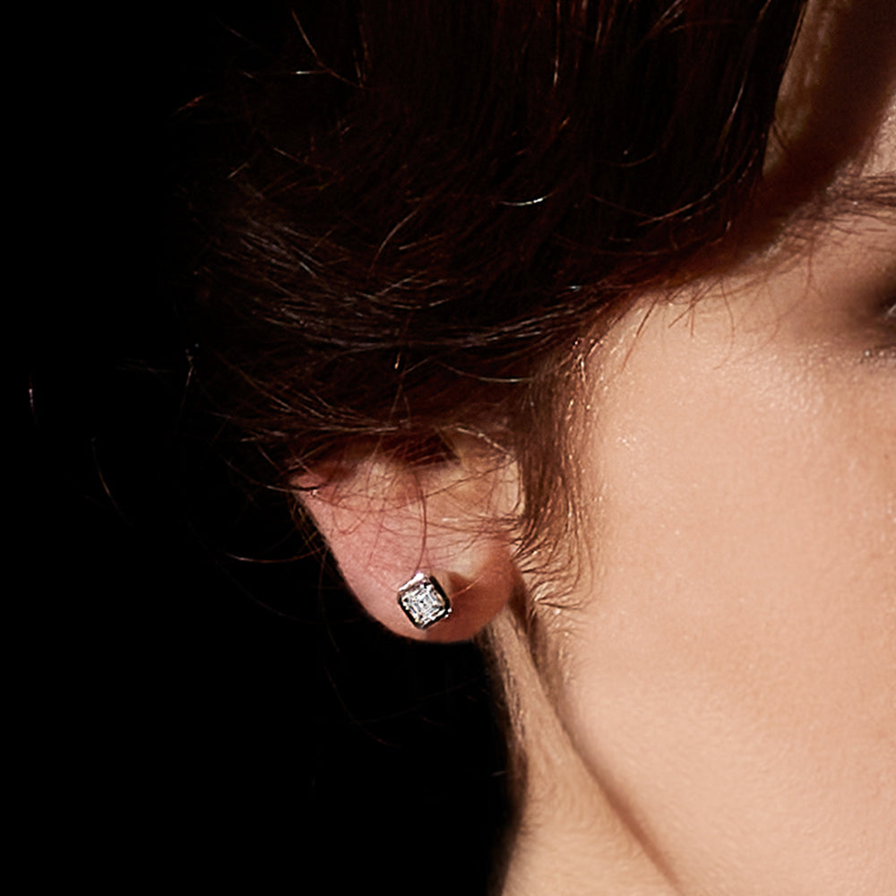 Deco Centennial Twenties Tassel Diamond Convertible Earrings