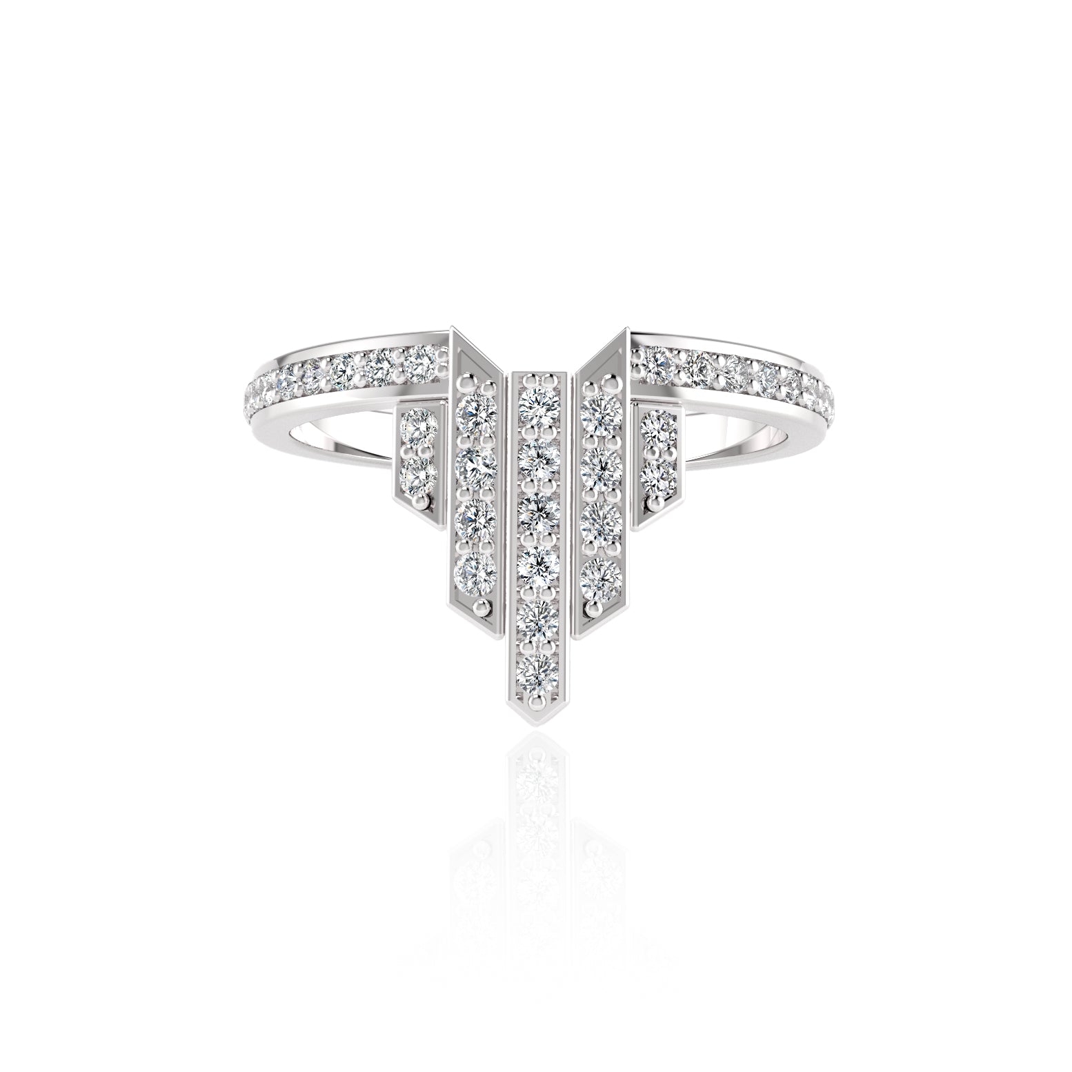 Twenties Tassel Diamond Convertible Ring Jacket Piece