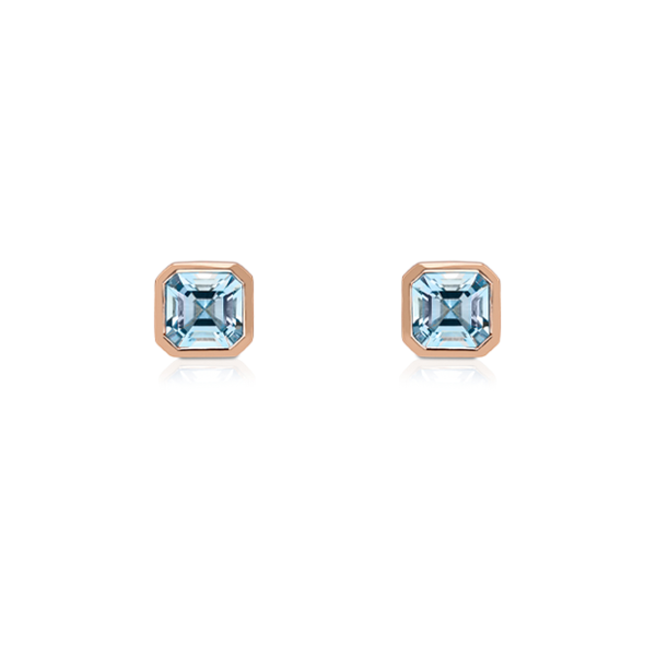 Deco Pop Aquamarine Studs