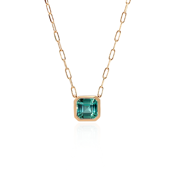 Deco Pop Tourmaline Necklace