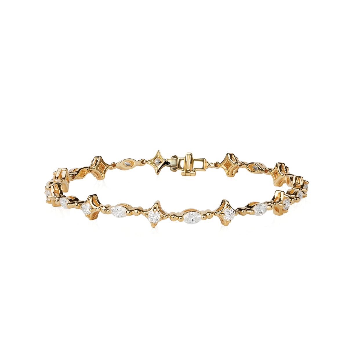 High Street Diamond Lattice Bracelet