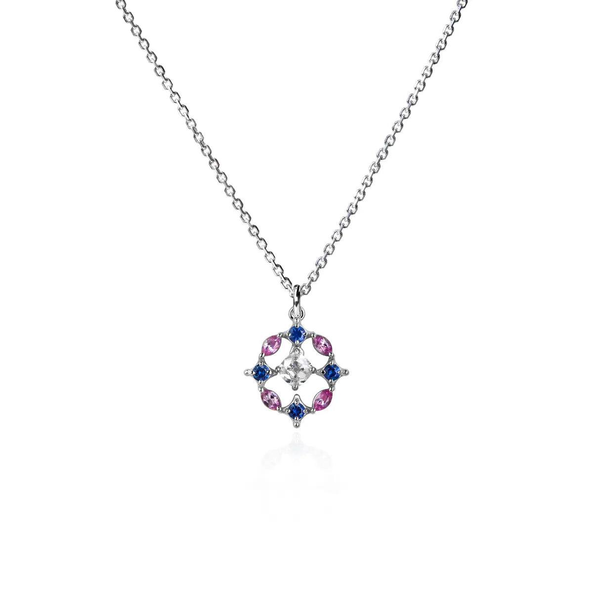 High Street Sapphire and Diamond Necklace