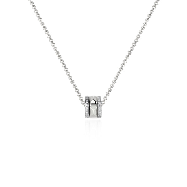 Horizon Infinite Pendant Necklace (Pavé)