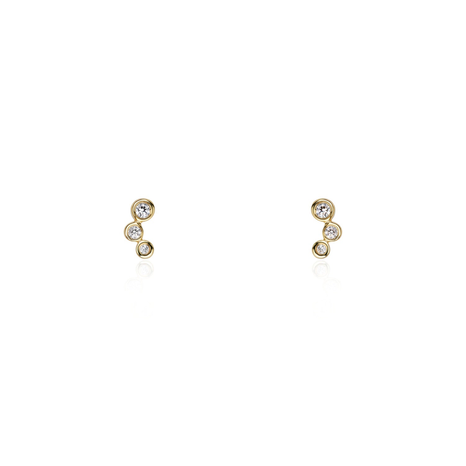 Gumdrop Diamond Studs