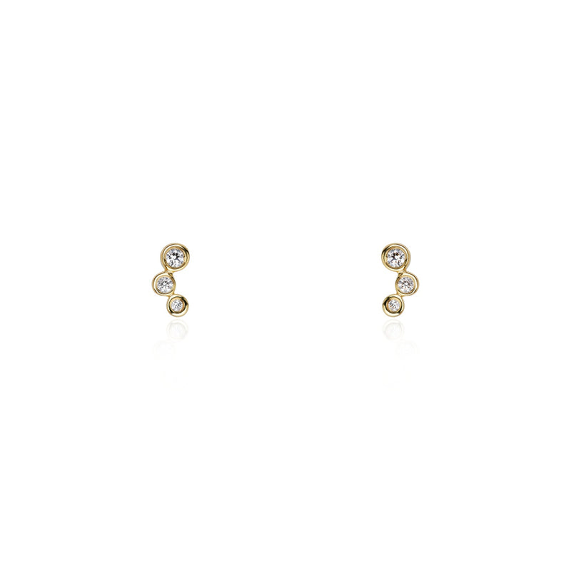 Gumdrop Diamond Studs