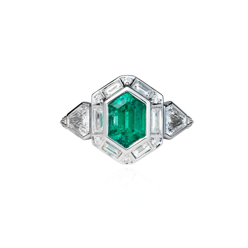 Jazz Age New York New York Emerald Ring