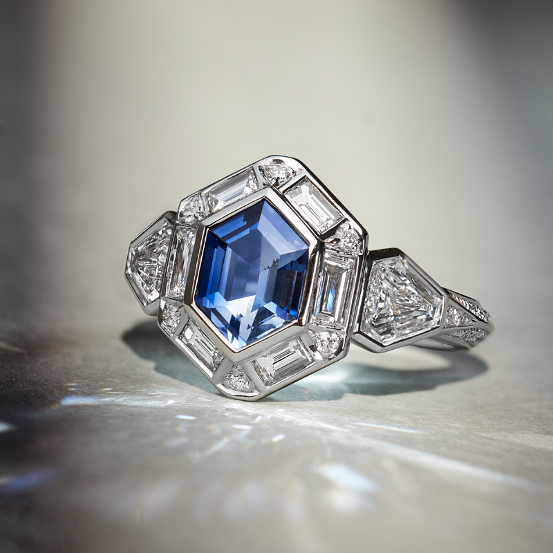 Jazz Age New York New York Sapphire Ring