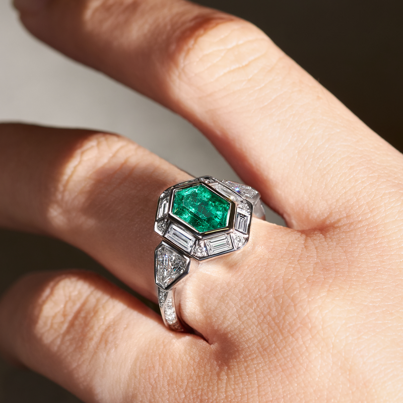 Jazz Age New York New York Emerald Ring