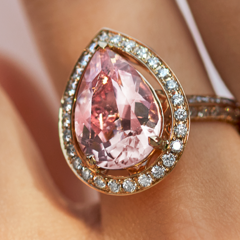 Galle Lights Morganite Ring