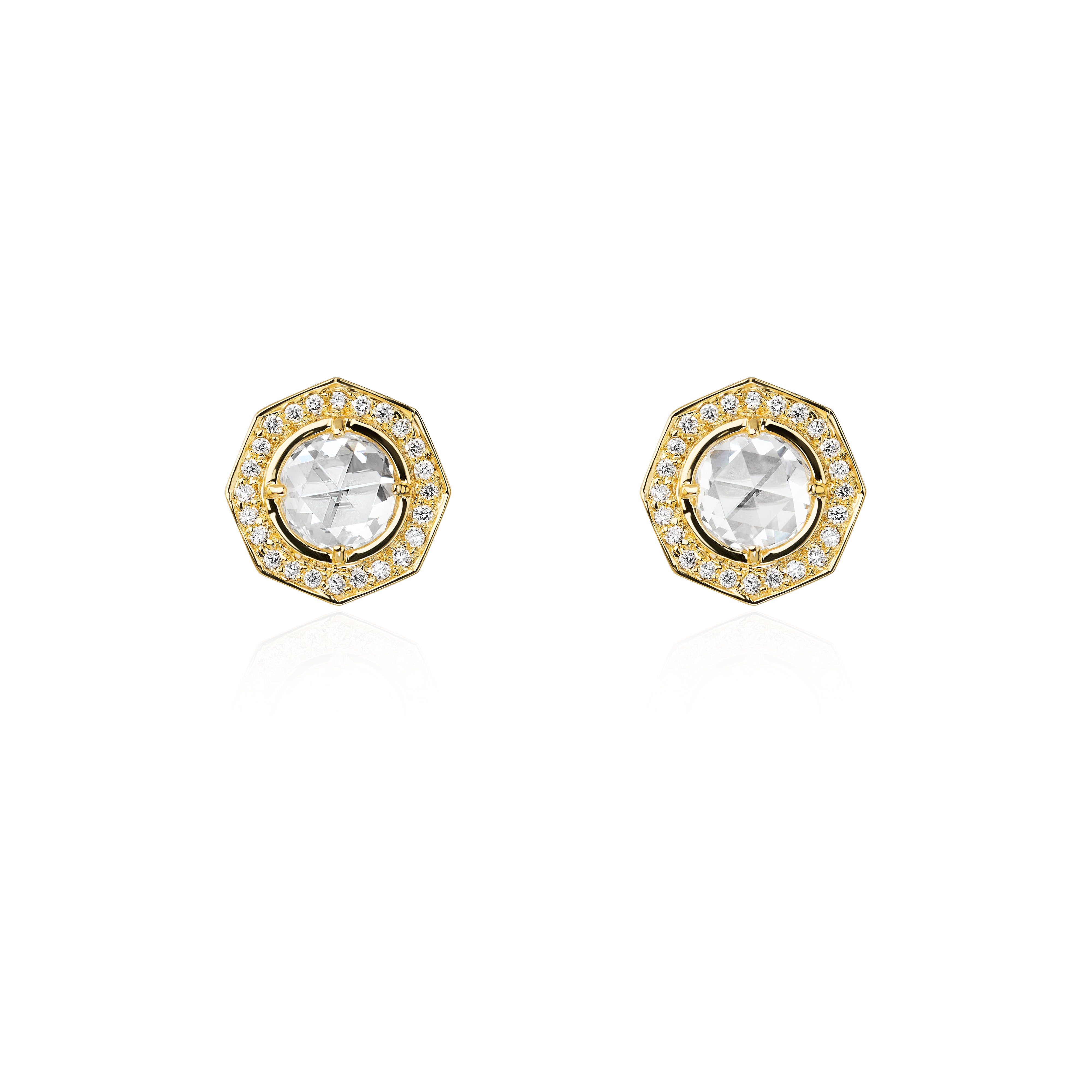 Love Token Signature Diamond Studs