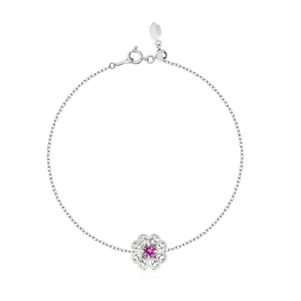 Lovedrops Lucky Pink Sapphire Bracelet