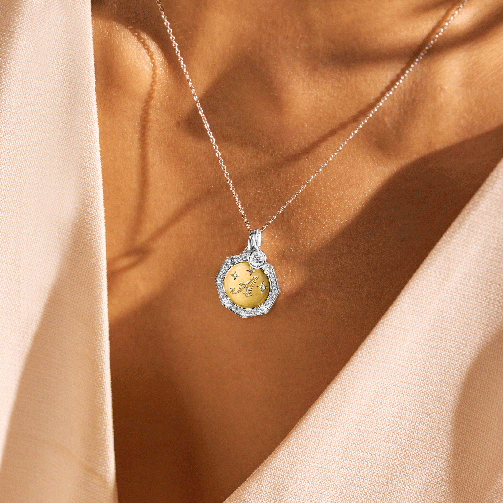 Love Token Signature Diamond Necklace