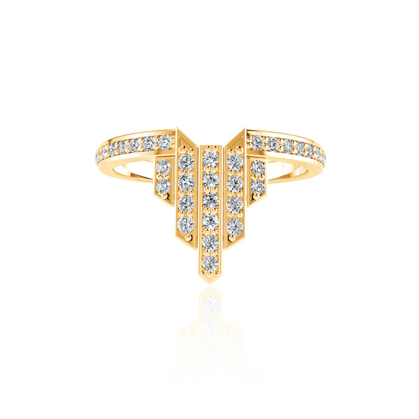 Twenties Tassel Diamond Convertible Ring Jacket Piece