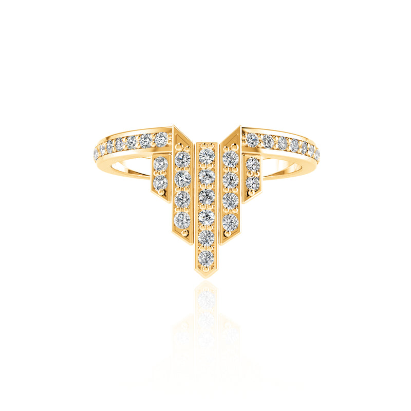 Twenties Tassel Diamond Convertible Ring Jacket Piece