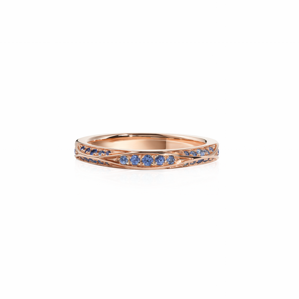 Horizon Wave Sapphire Band